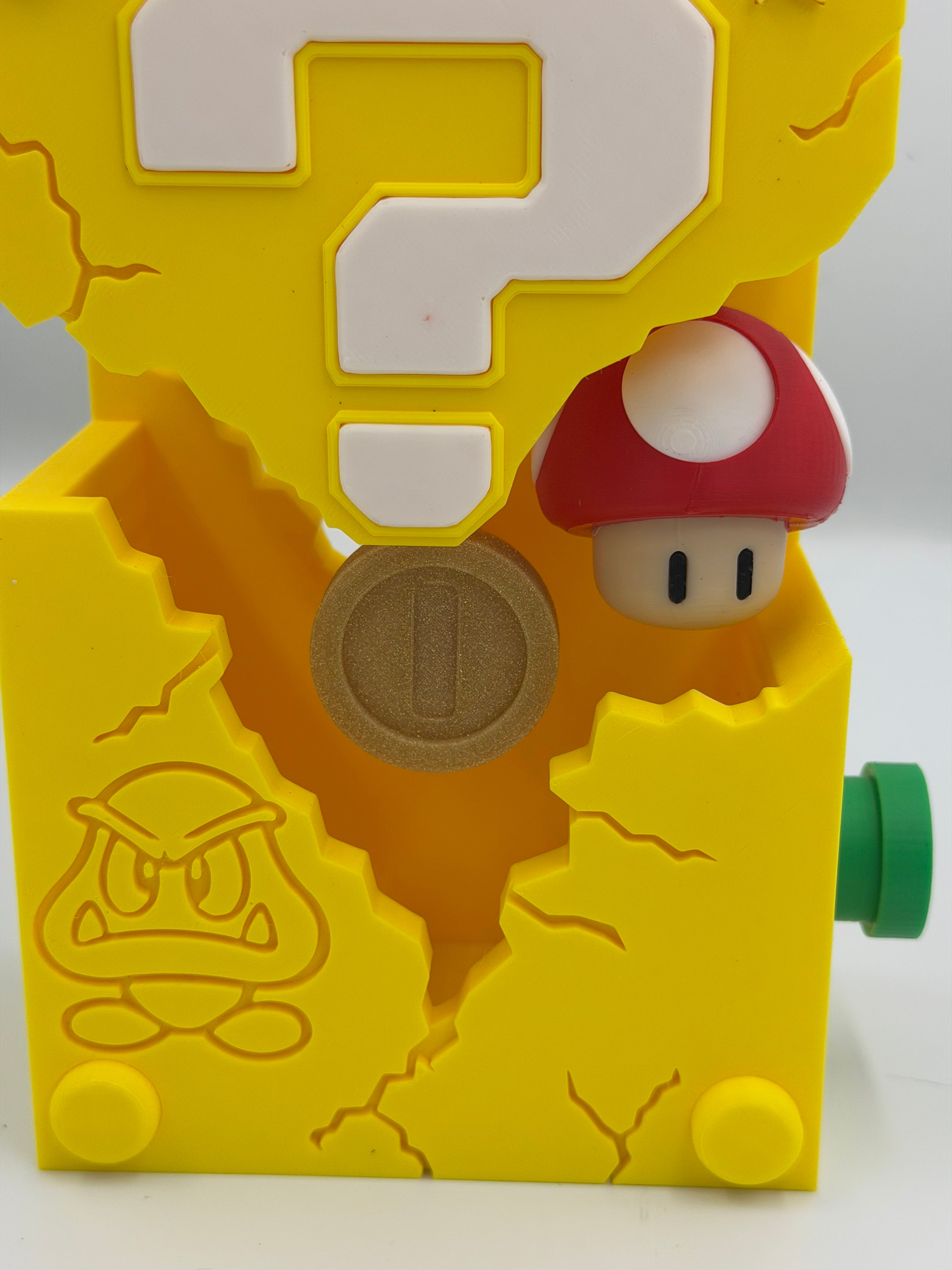 Super Mario Mystery Block Display Box 🍄✨