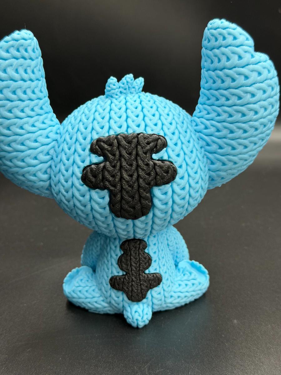 Crochted Texture Stitch 3D Figure