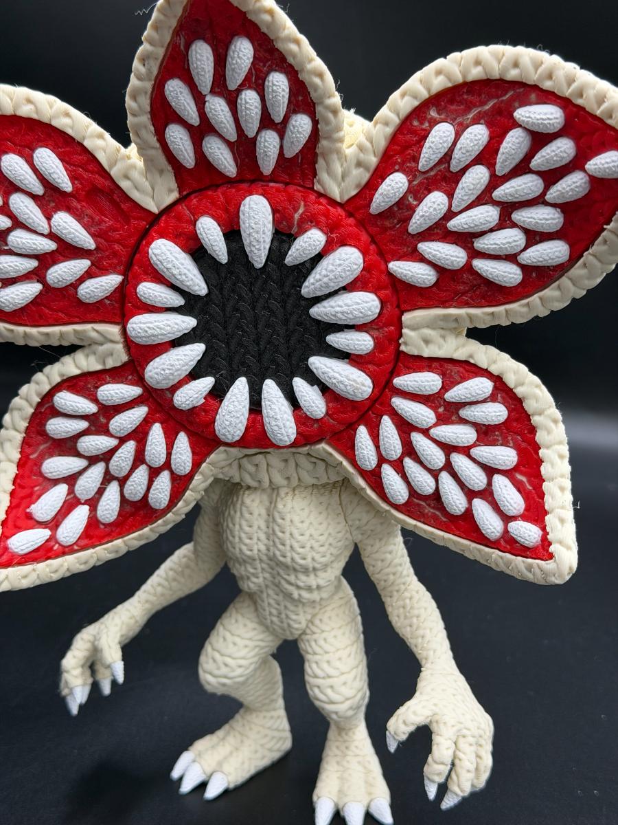 Demogorgon de ganchillo impreso en 3D