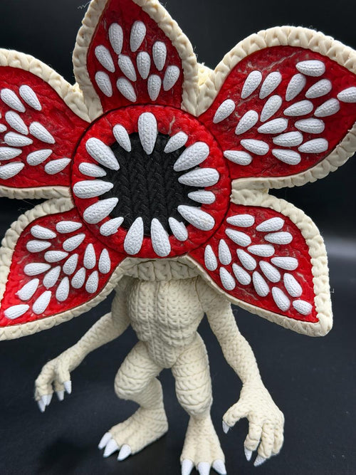 Crocheted Demogorgon 3D Printed