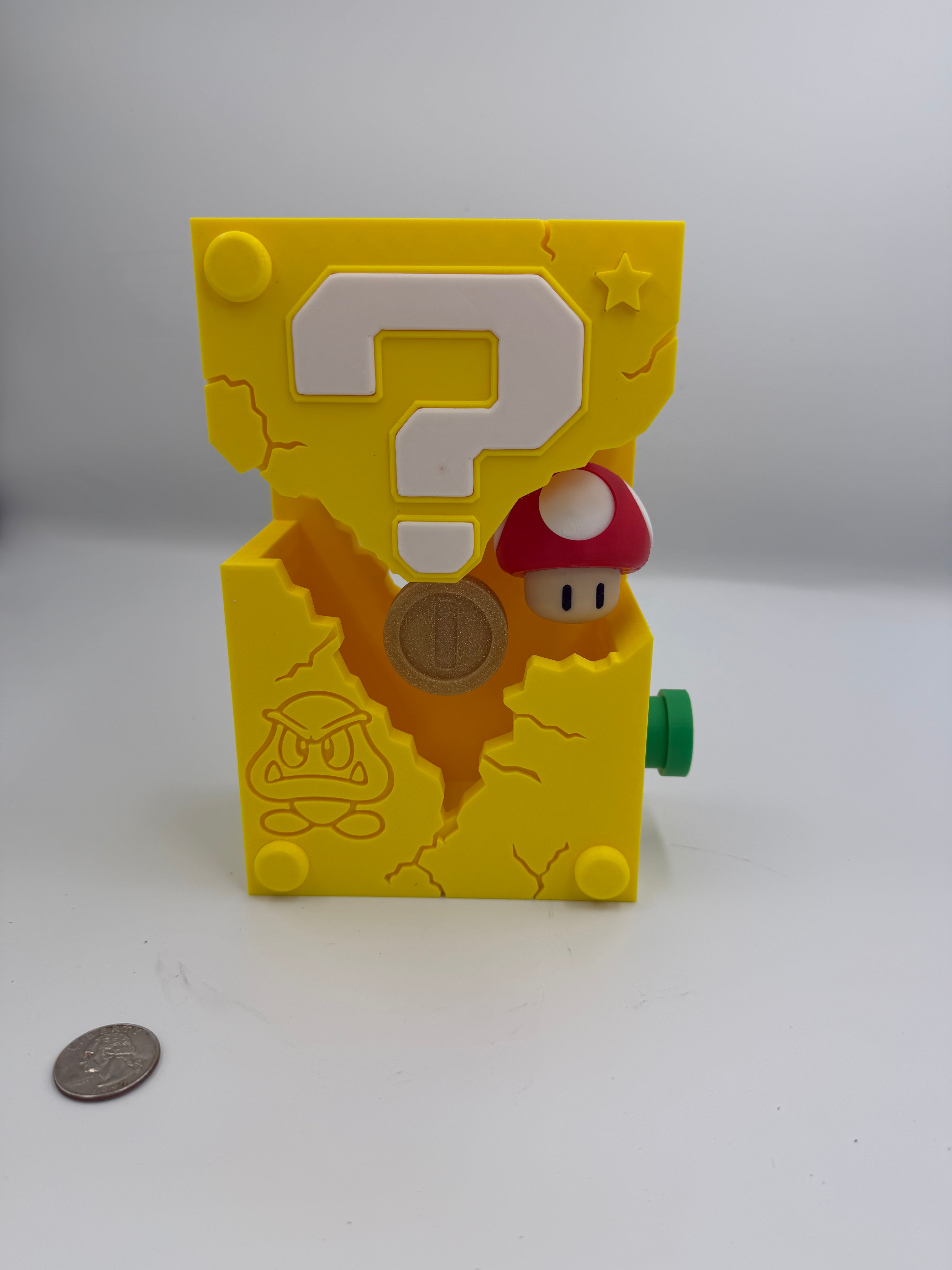 Super Mario Mystery Block Display Box 🍄✨