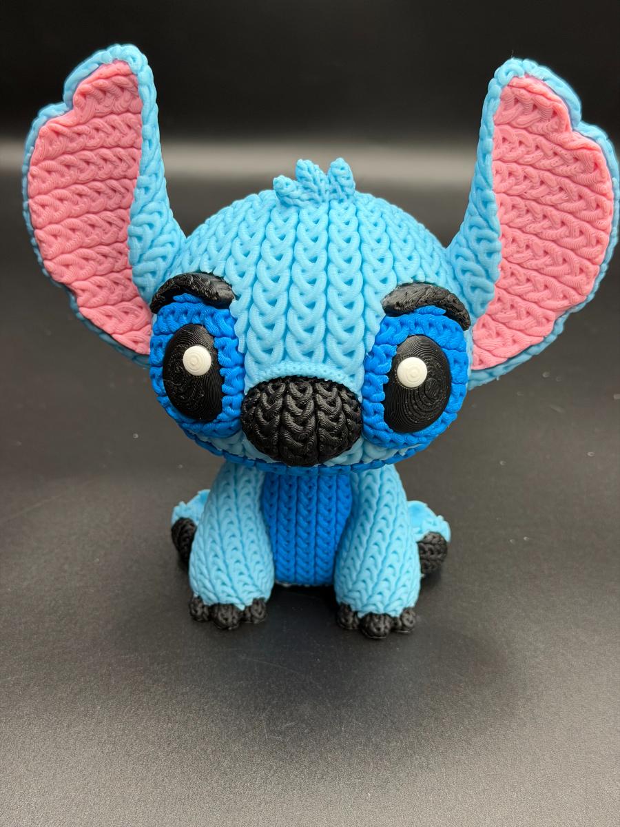 Crochted Texture Stitch 3D Figure