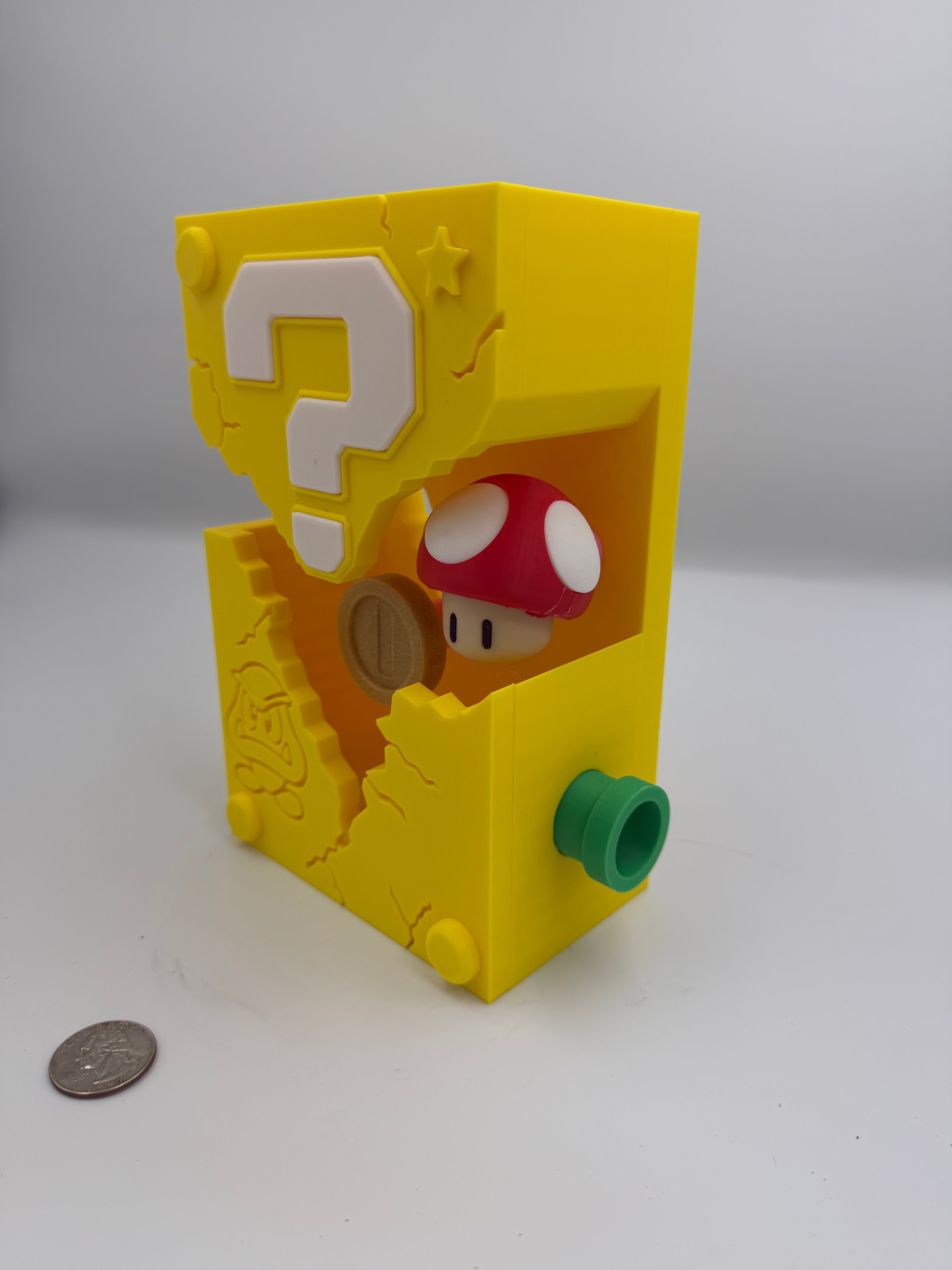 Super Mario Mystery Block Display Box 🍄✨