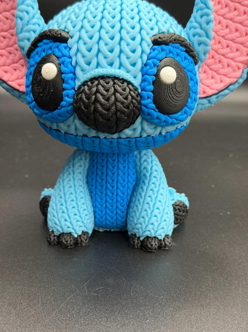 Crochted Texture Stitch 3D Figure
